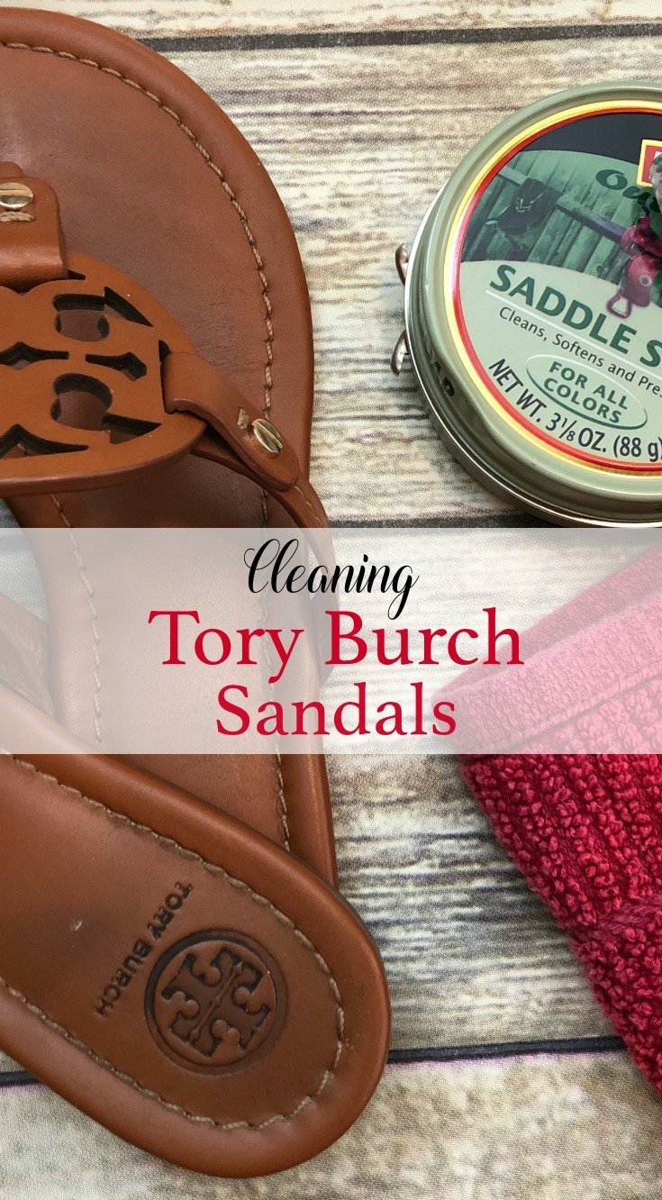 How I Cleaned My Tory Burch Sandals