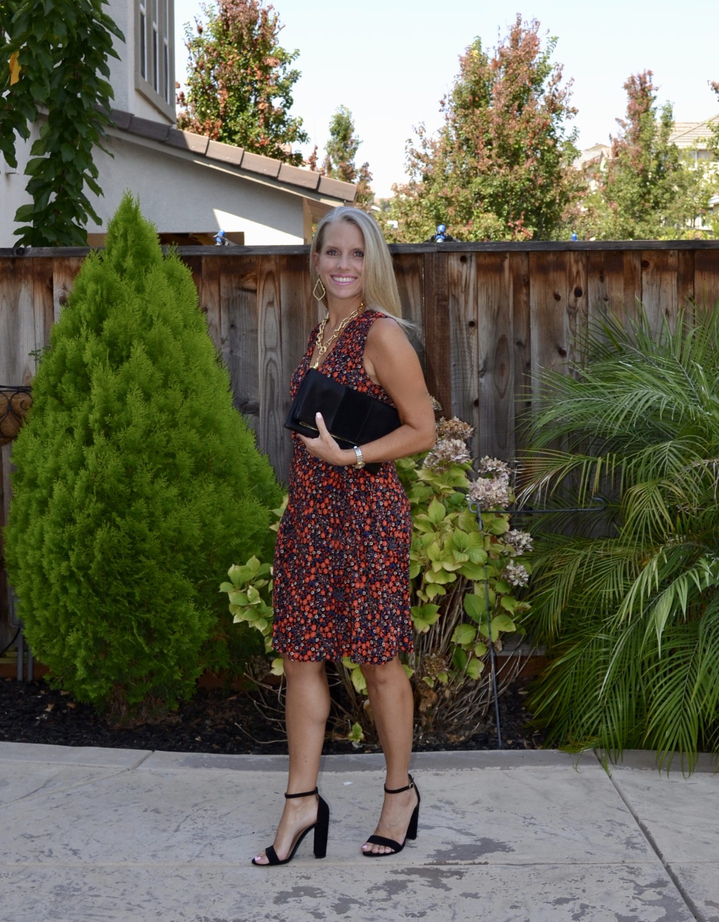 Faux Wrap Dress For Easy Transitioning