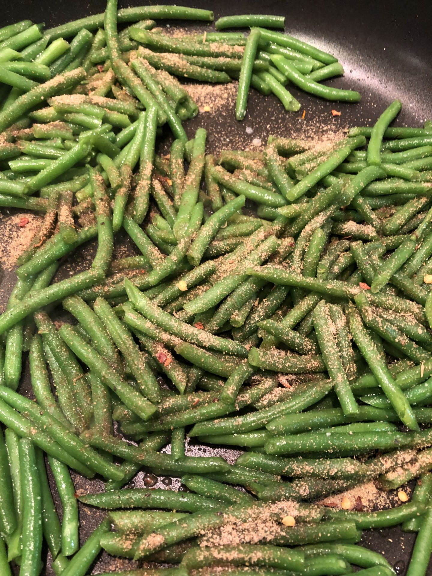 Green beans with umamai