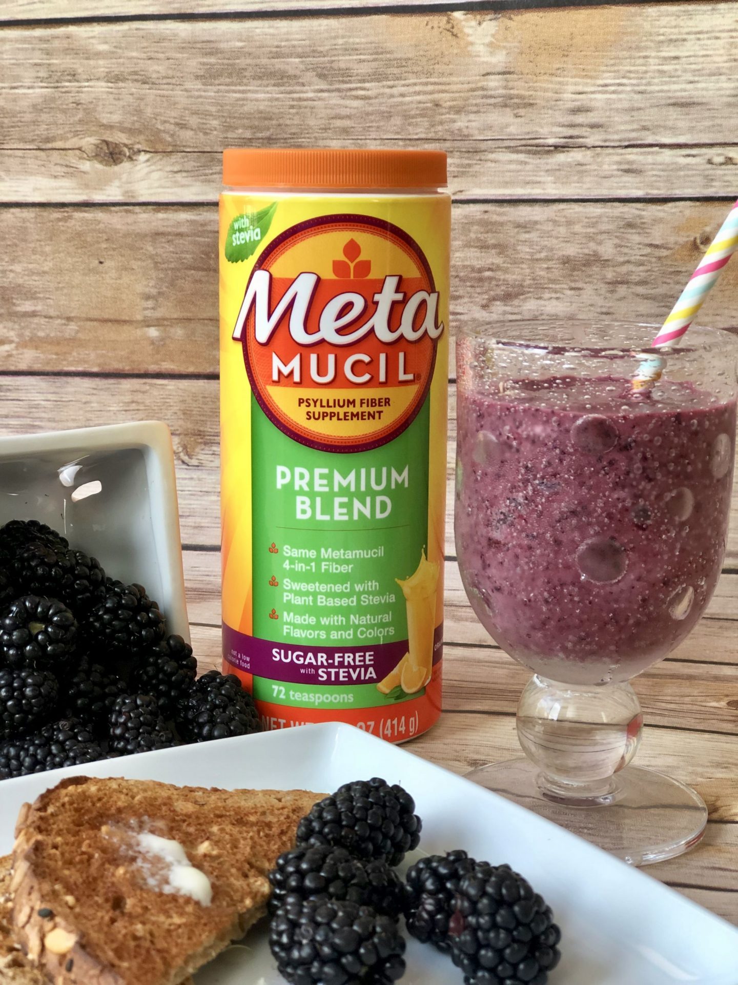 Very Berry Smoothie with Metamucil