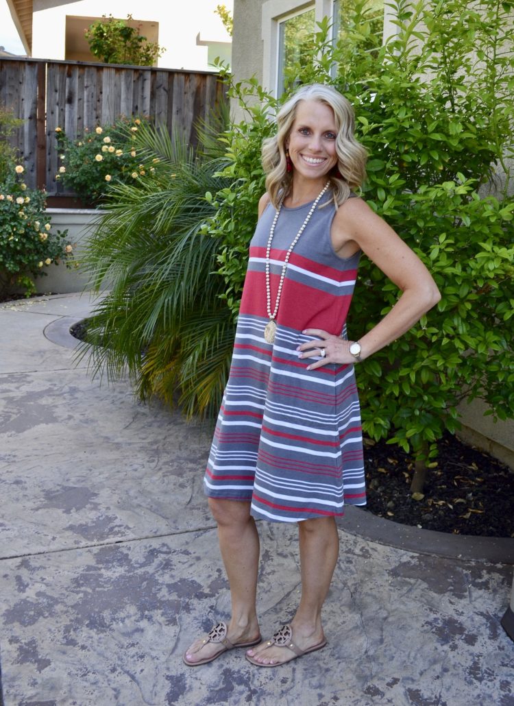 Great knit swing Dress with pockets from Aventura
