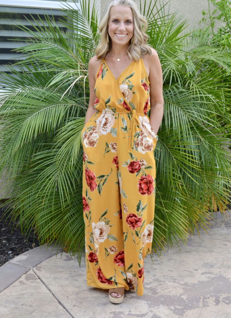 Target floral jumpsuit- Ageless Style