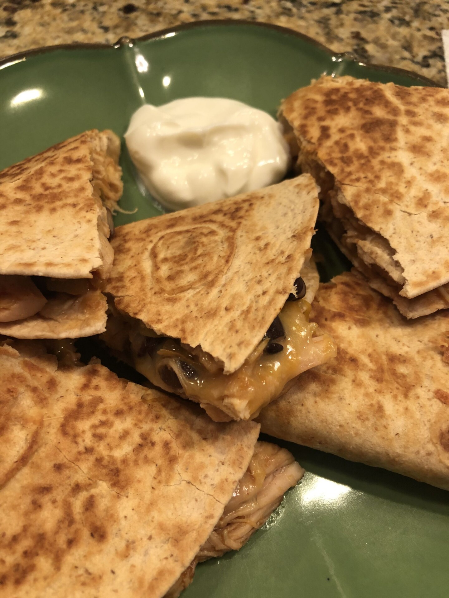 chicken quesadillas