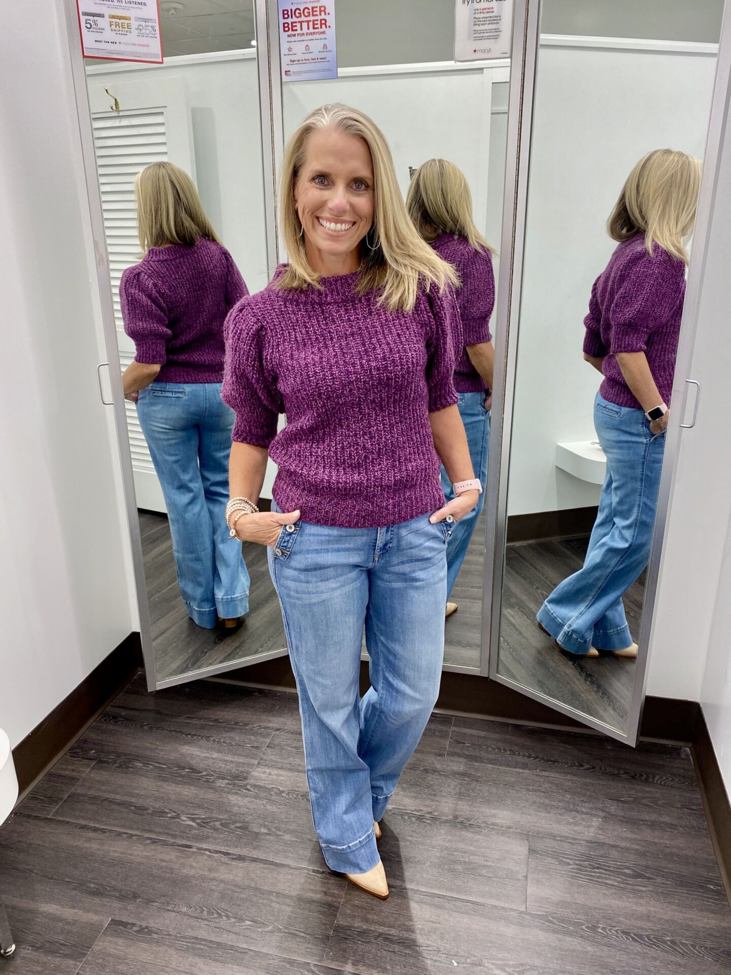 Short Sleeve Sweater from Macy's