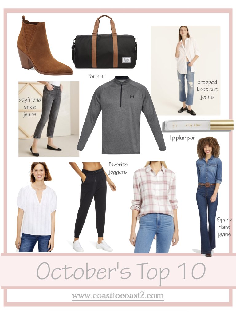 OCTOBER'S TOP 10 SELLERS
COAST TO COAST