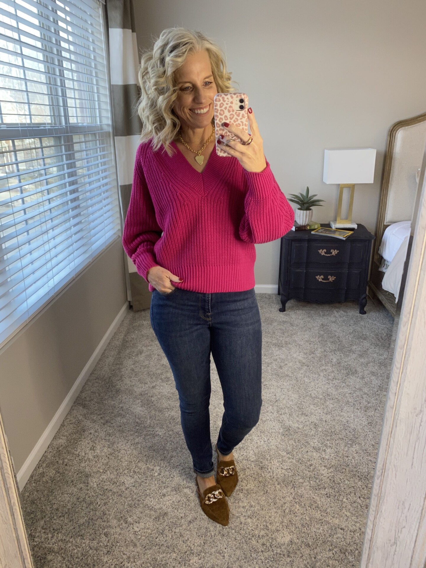 pink Target sweater