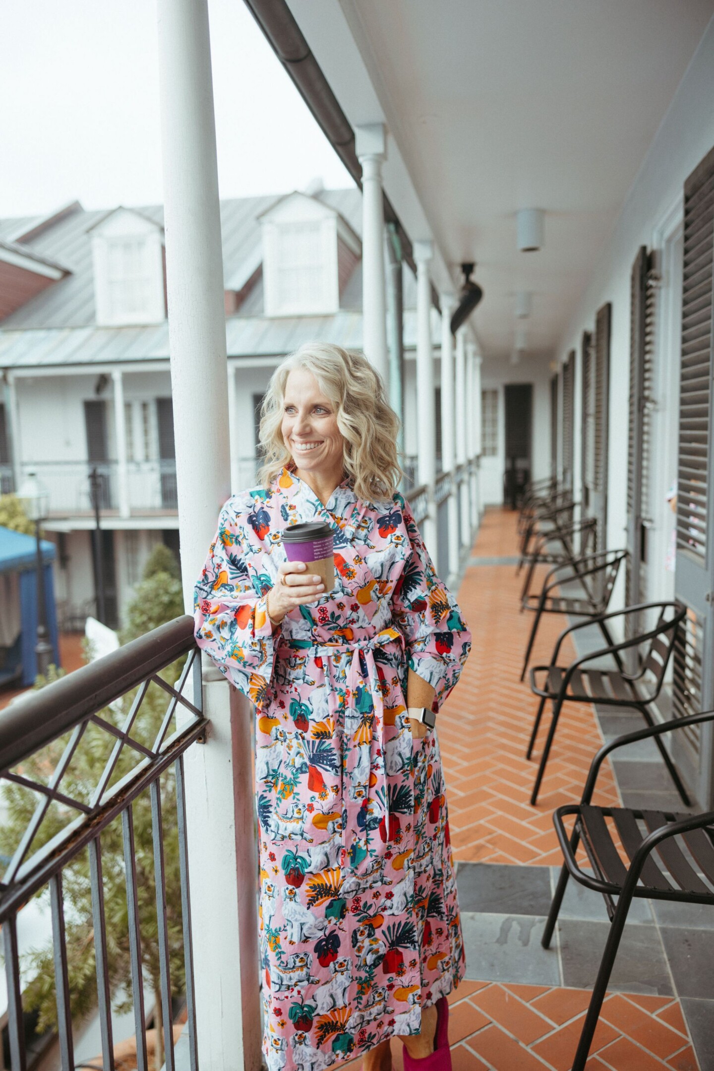 Print Fresh Robe What I wore in New Orleans