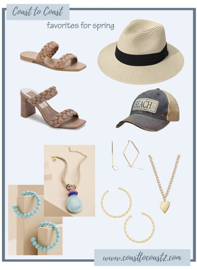 Spring shoes, hats and accessories