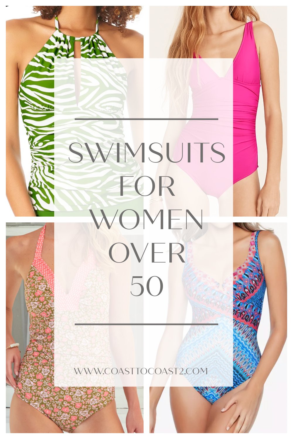Five Swimsuits for Women Over 50