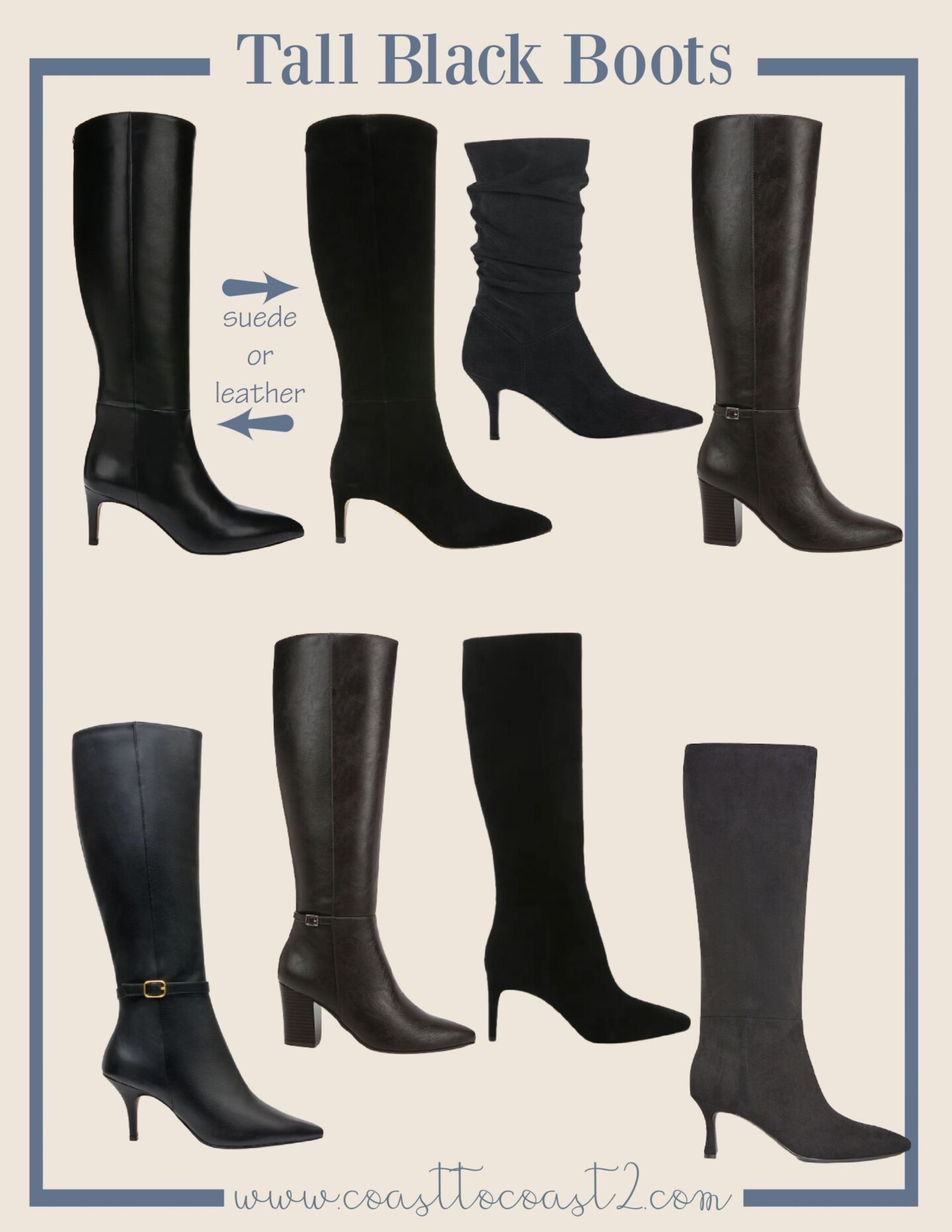 tall black boots, what's new this week
