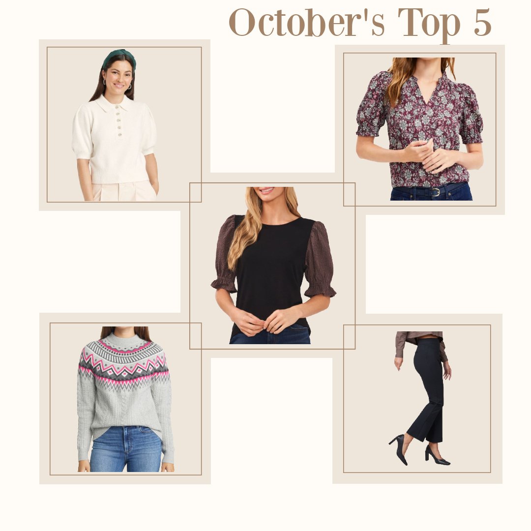 OCTOBER'S TOP SELLERS 