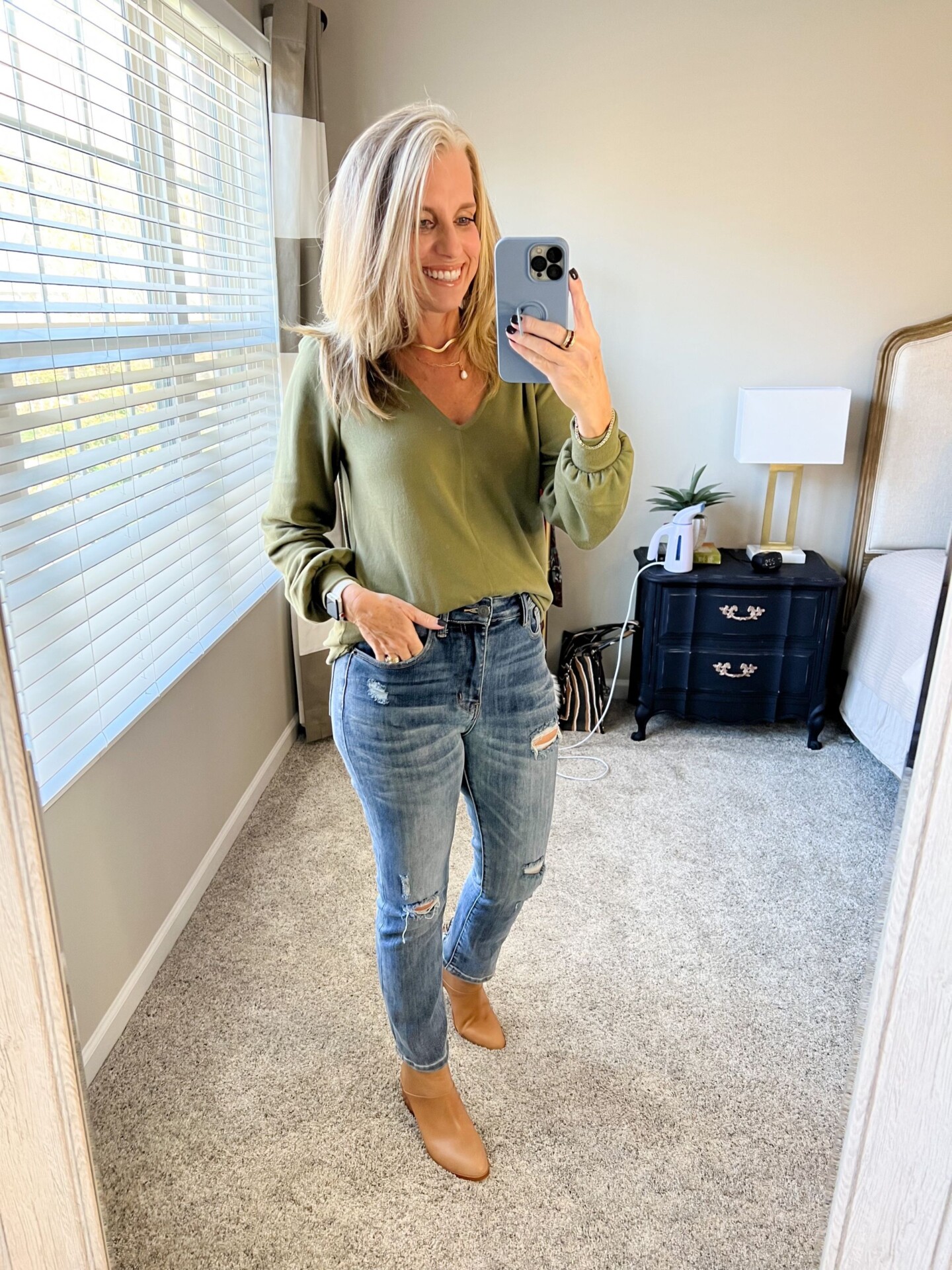 cute fall outfit for over 50