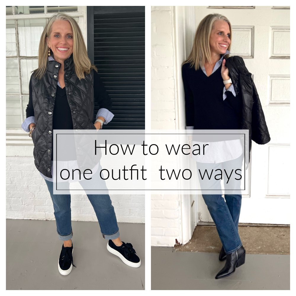 How to Wear One Outfit Two Ways