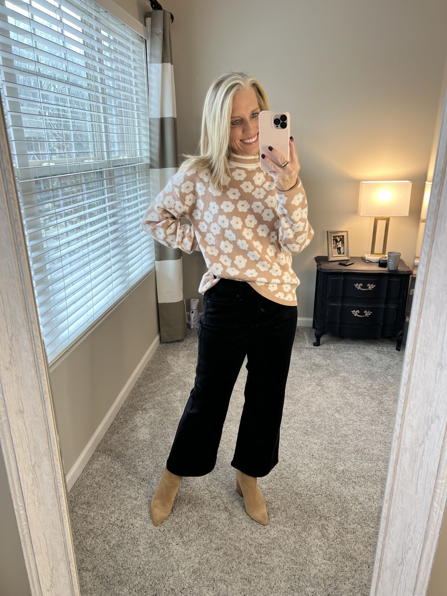 Floral Amazon sweater