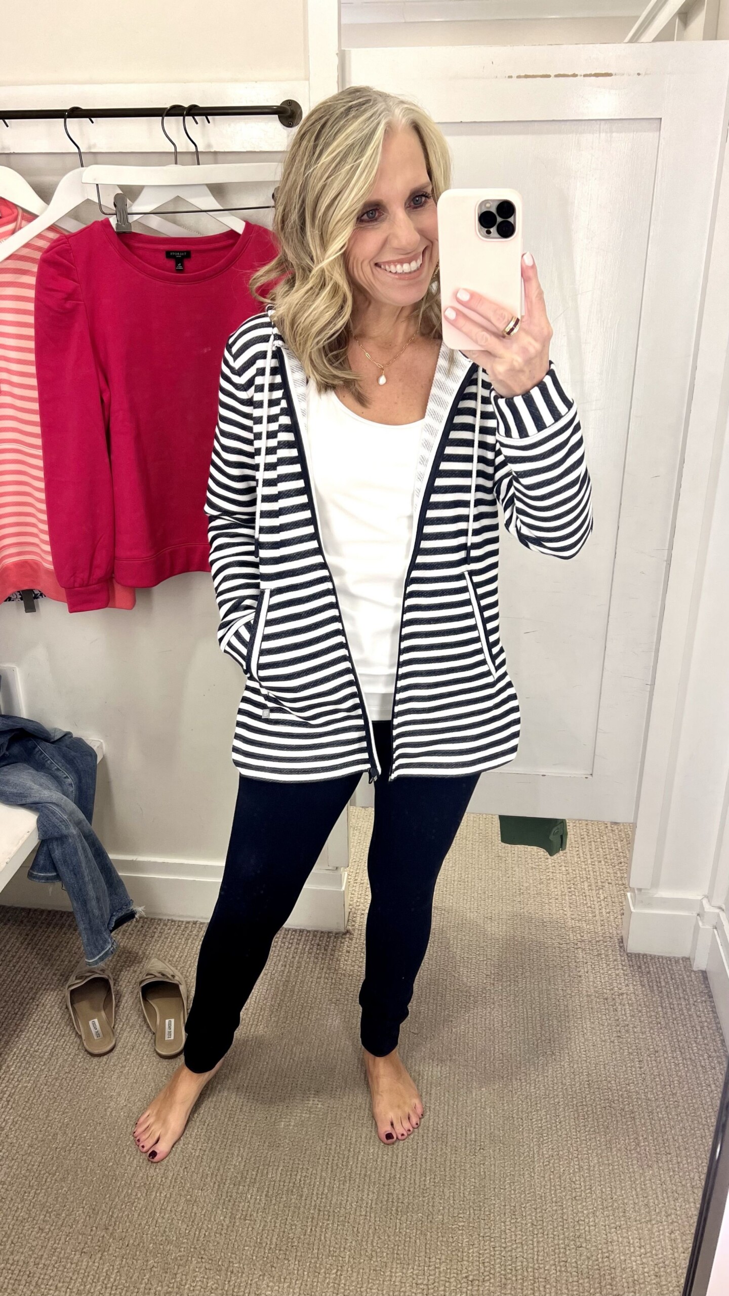 new spring styles from Talbots -athleisure jacket