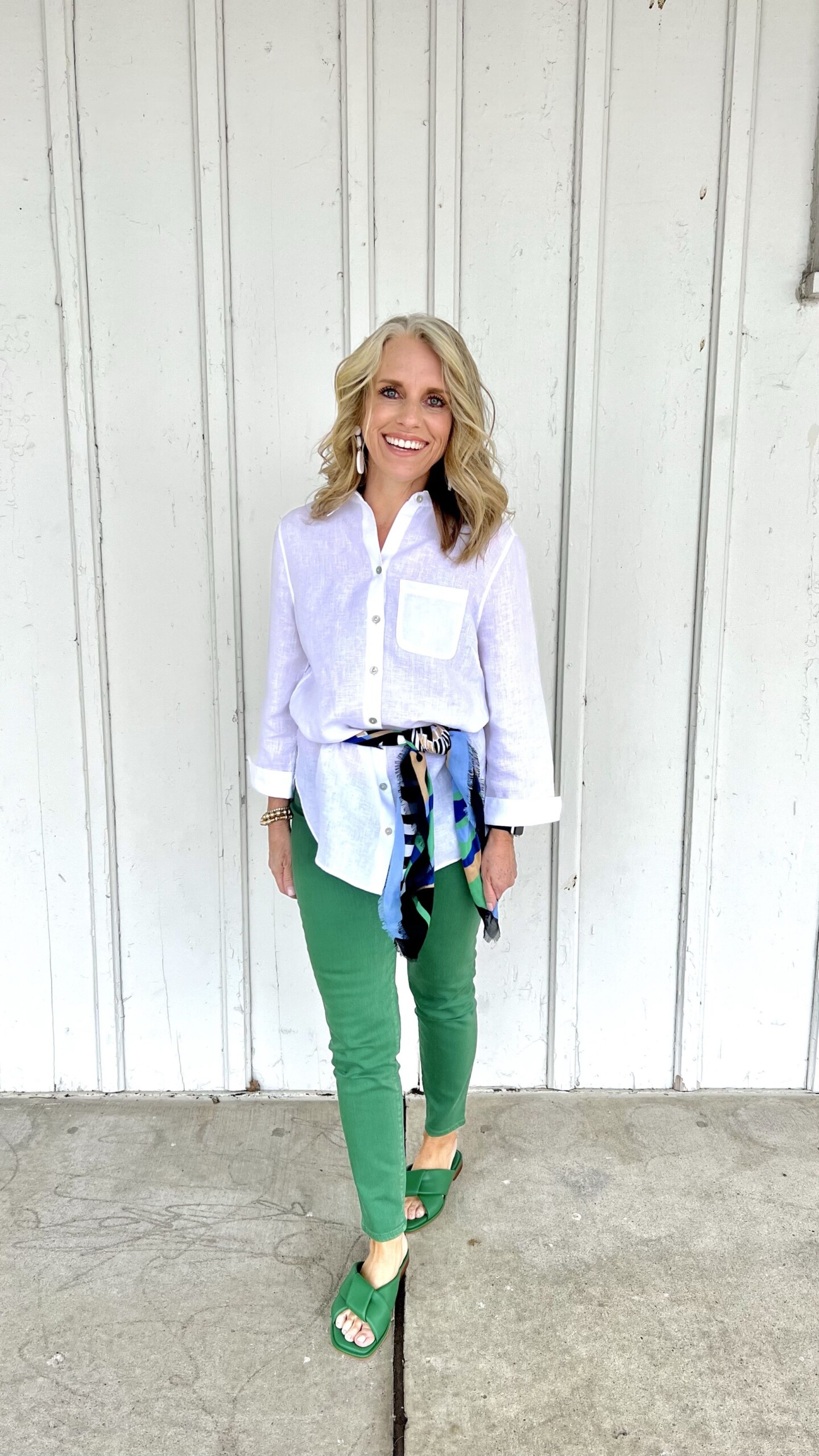 how to wear green for spring 