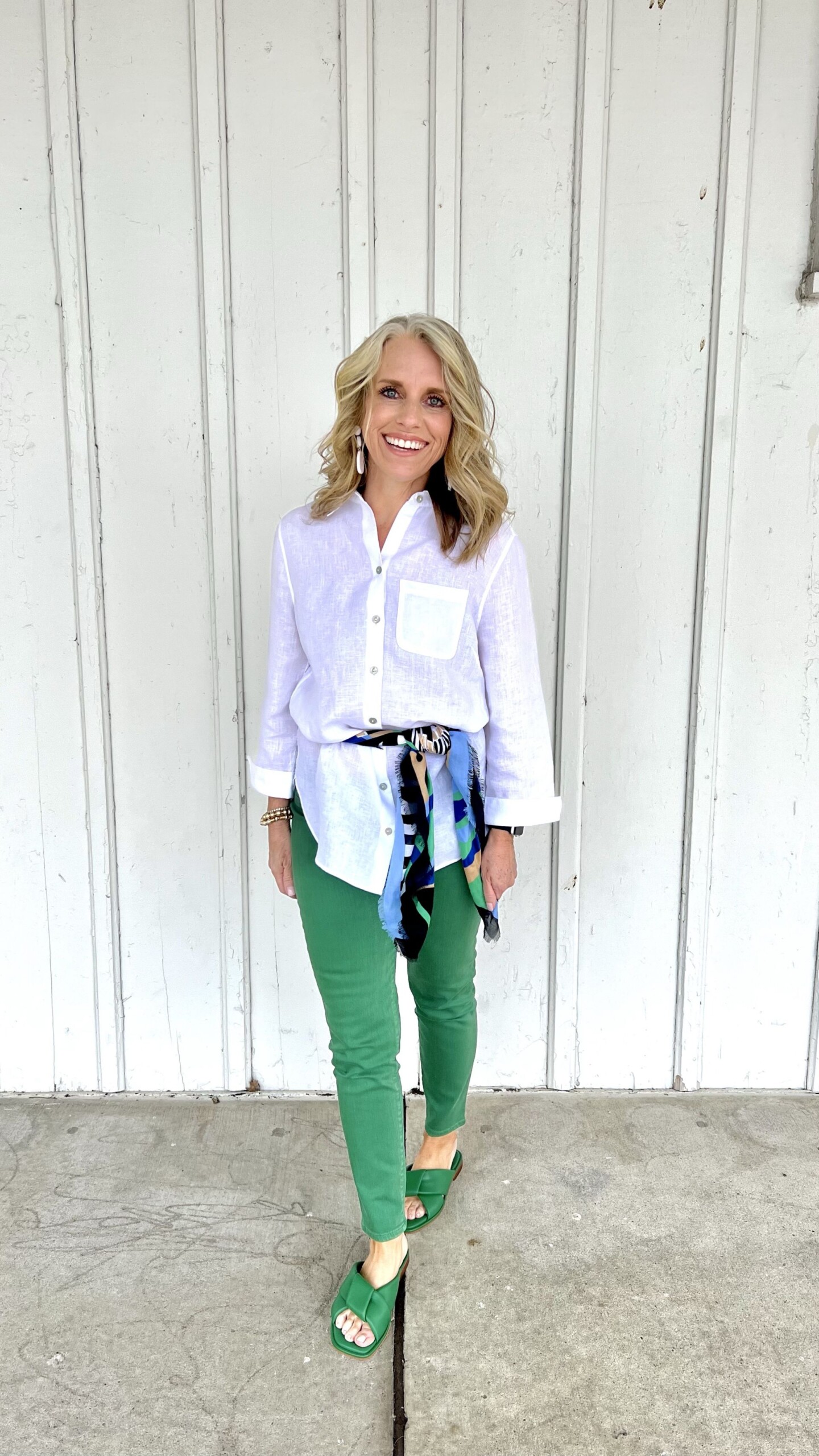 how to wear green for spring