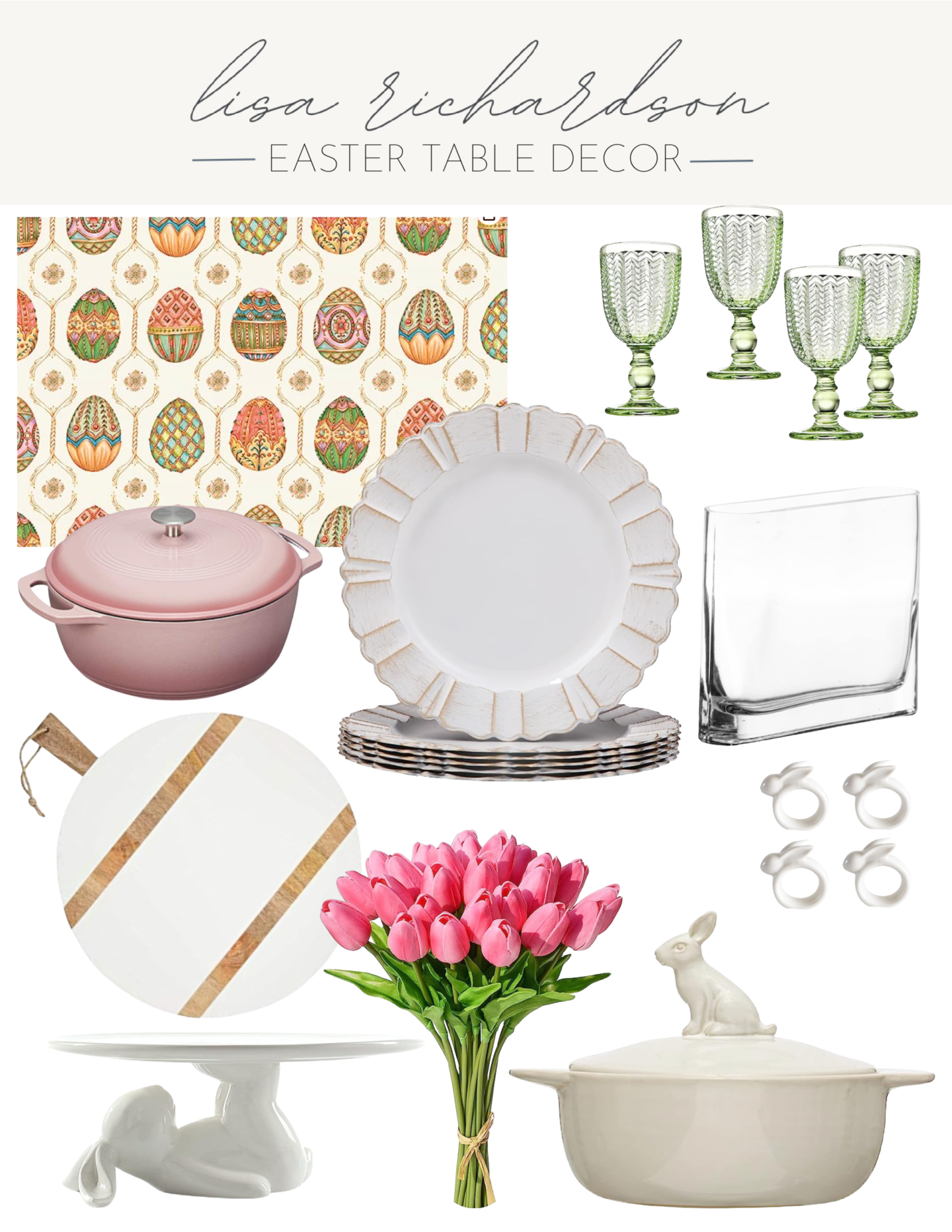 weekly roundup Easter table decor