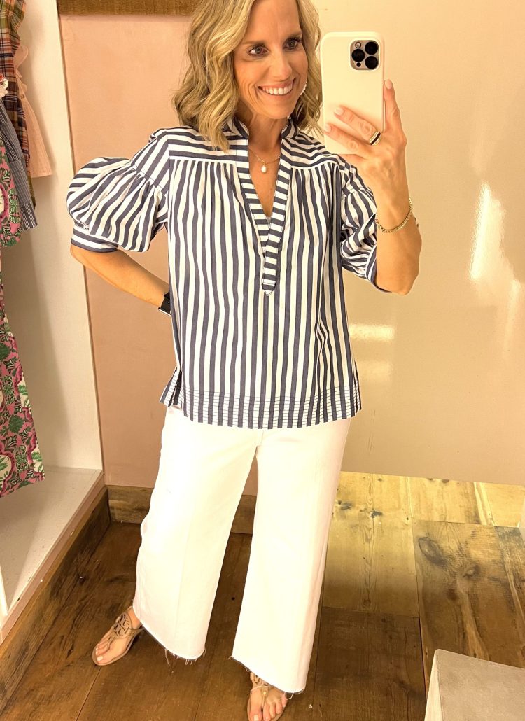 spring Anthropologie try on