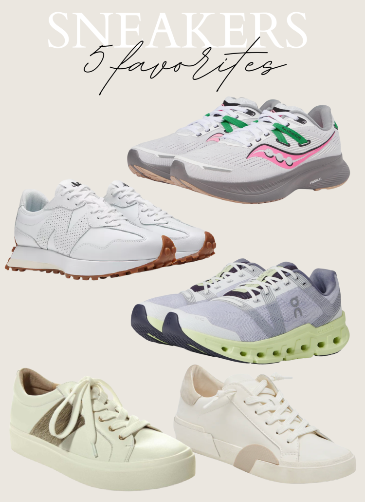 5 favorite sneakers